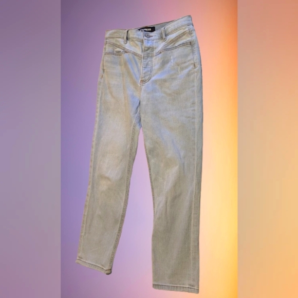 Express Mom Jeans Light Blue Women's Size 4 ✨ 2 /$15 ✨ - Picture 1 of 4